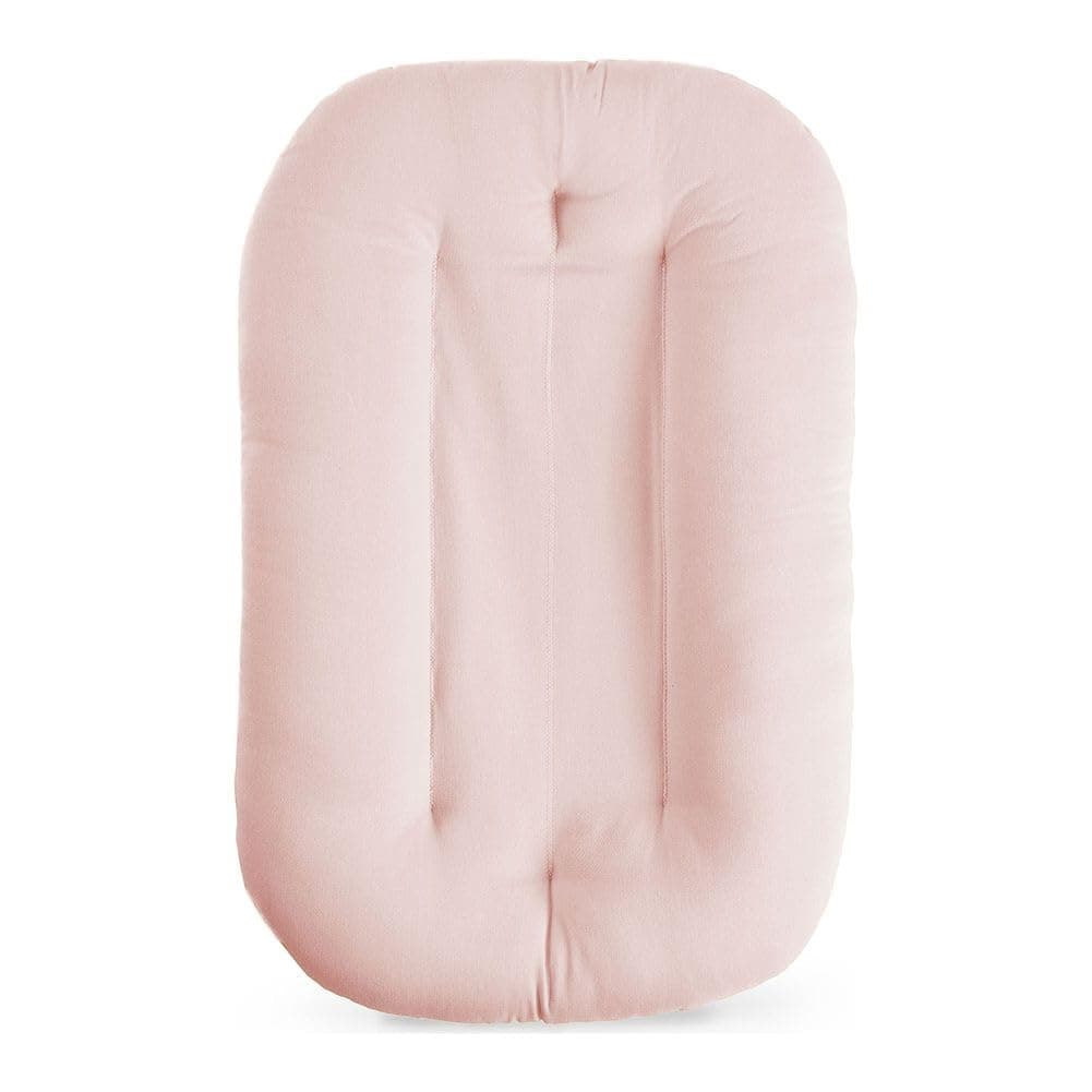 snuggle me® Baby Nest (0-9 Months) - Premium Newborn Baby Nest, Soft Organic Cotton with Fiberfill, Cozy Nest Cocoon, 100% Machine Washable, Includes Travel Bag (Petal)