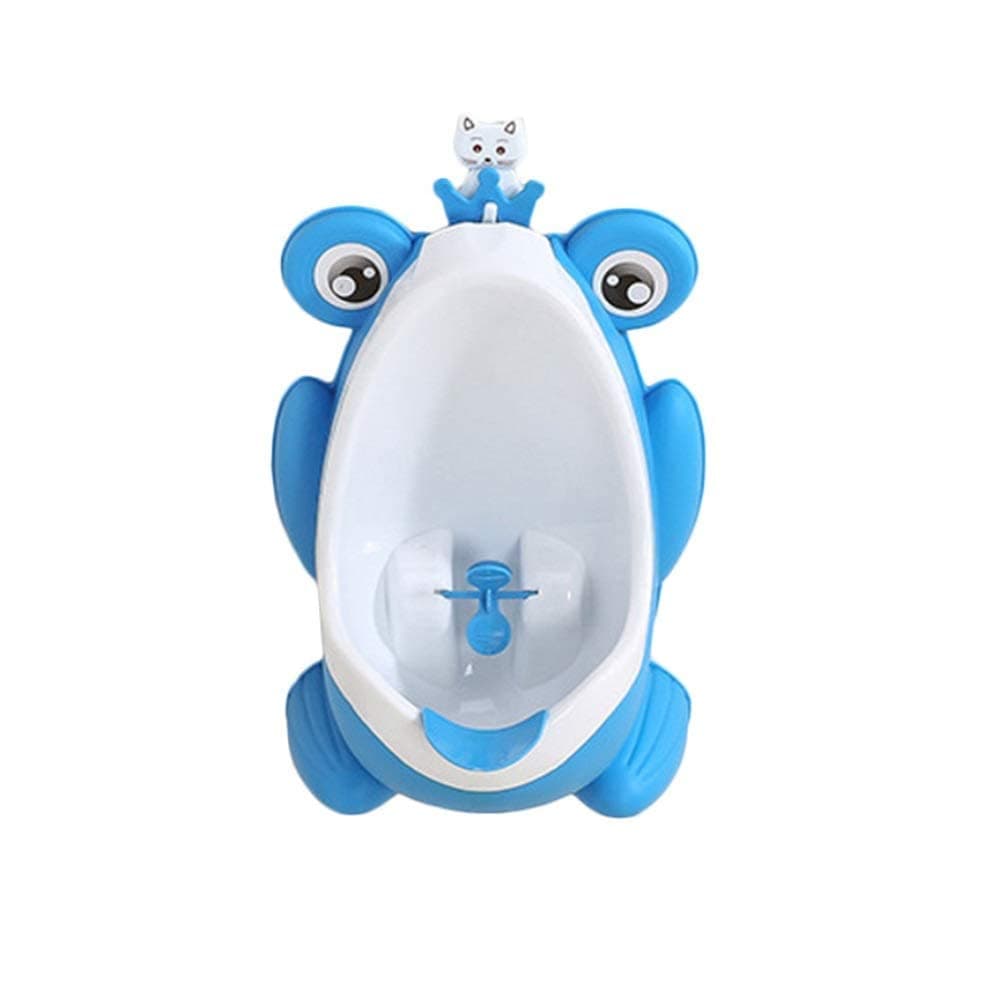 Baby Boy Potty Toilet Training Frog Kids Children WC Stand Vertical Urinal Infant Toddler Cartoon Wall Mounted Potty Boys Urinal (A)