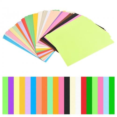 100 Sheets A4 Colored Paper – 20 Vibrant Colors, 70 GSM Craft Paper for Origami, Drawing, DIY Art Projects and Decorations – 29.7 x 21 cm