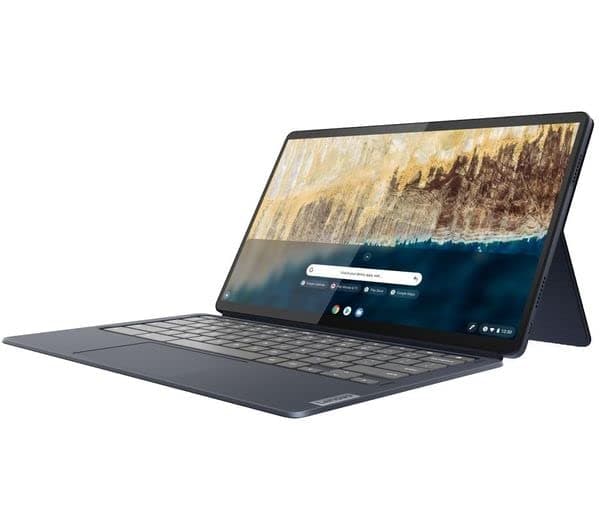 Lenovo IdeaPad 5 Duet 13.3 inch FHD Chromebook Laptop -(Qualcomm Snapdragon 7c Gen 2, Qualcomm Adreno GPU, 8GB RAM, 256GB eMMC, Chrome OS) - Abyss Blue (82QS000NUK)