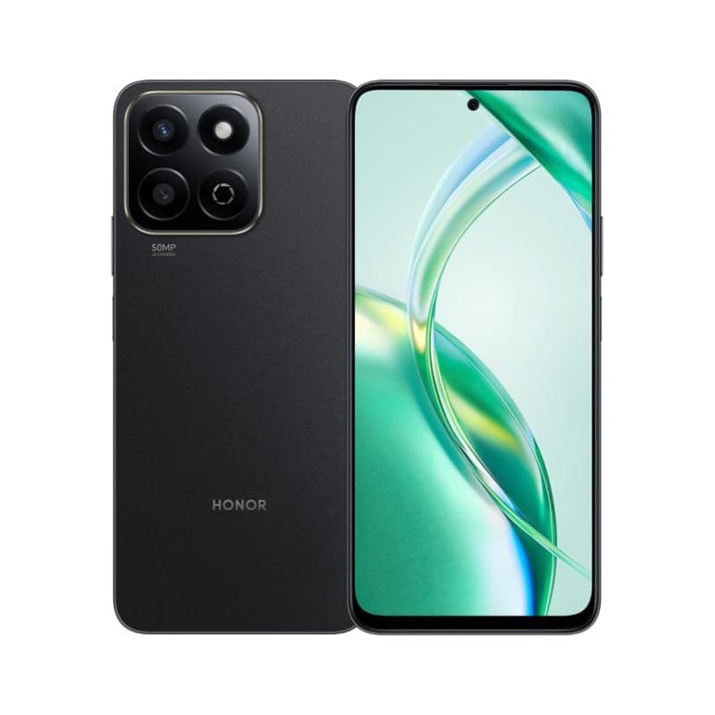 HONOR 200 Smart 5G | Dual SIM | 4GB RAM + 256GB ROM | 6.8" 120Hz Display | 50MP AI Camera | 5200mAh Battery | Android 14 (Midnight Black)