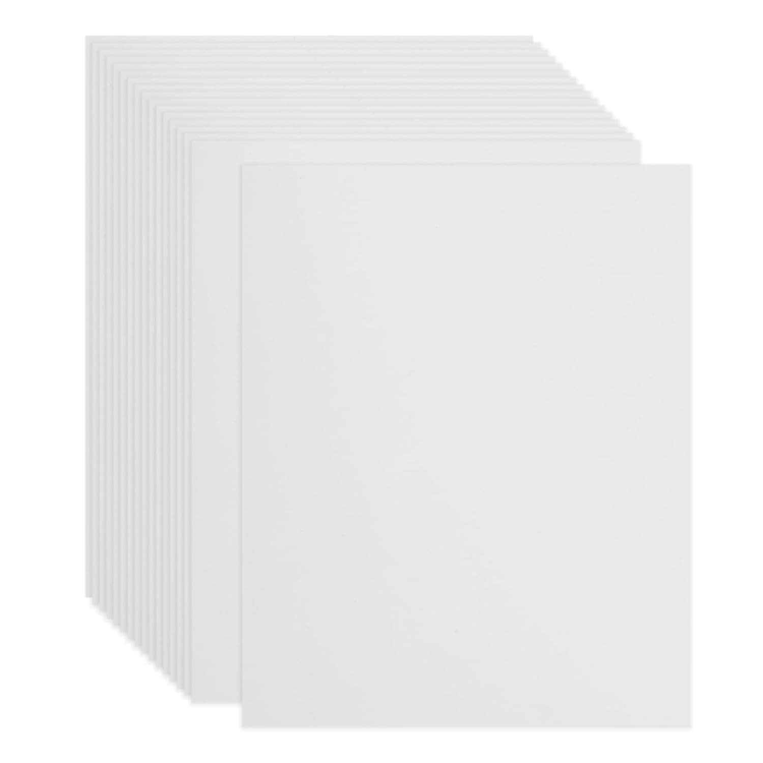 QUARKZMAN 20 Sheets Parchment Paper 21.5 x 28 cm Vintage Card 180 GSM Parchment Printer Paper for Invitations DIY Cards Menus Certificates Craft Drawing (White)