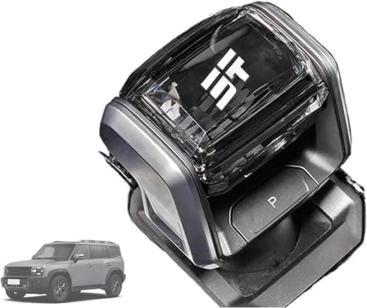 Modification Crystal Gear Knob, Modification Interior Car Part, Compatible with JETOUR T2 Interior Accessories, Decorative Crystal Gear Lever
