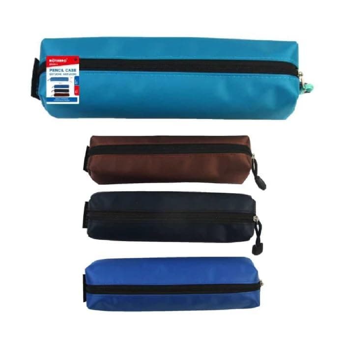 Fitto Blue Pencil Pouch 20x4x3cm - Office and School Stationery Organizer