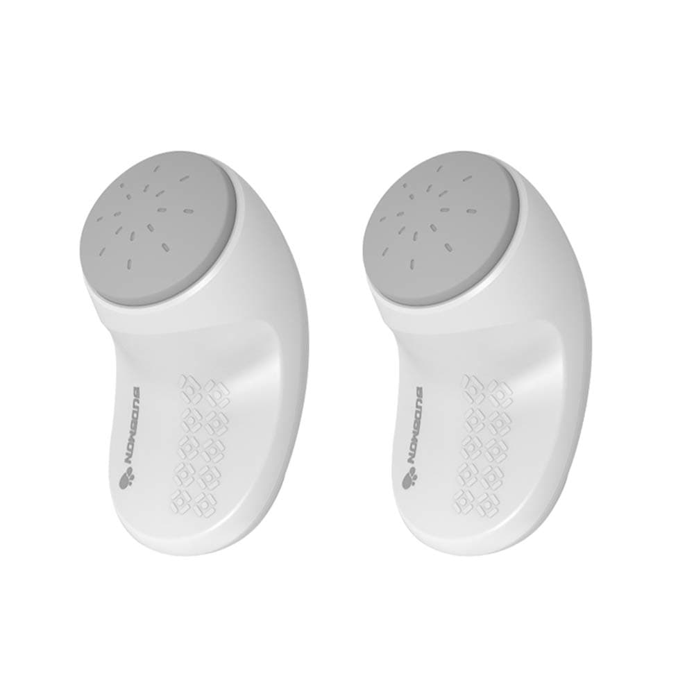 EUDEMON (2 Pack,White)Adjustable Door Guard Door Stop, Finger Pinch Guard,Revolving Door Stopper for Child Proofing, Pet Door Stopper,Easy to Install and Use 3M VHB Adhesive, no Tools Need