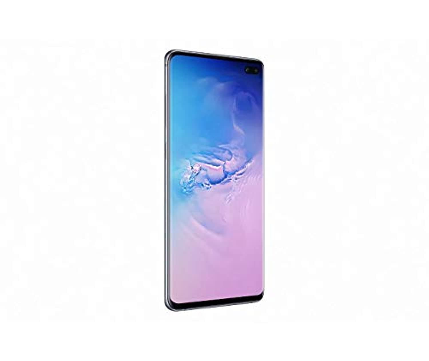 Samsung Galaxy S10 Plus Dual SIM, 128GB, 8GB RAM, 4G LTE, Prism Blue (KSA Version)
