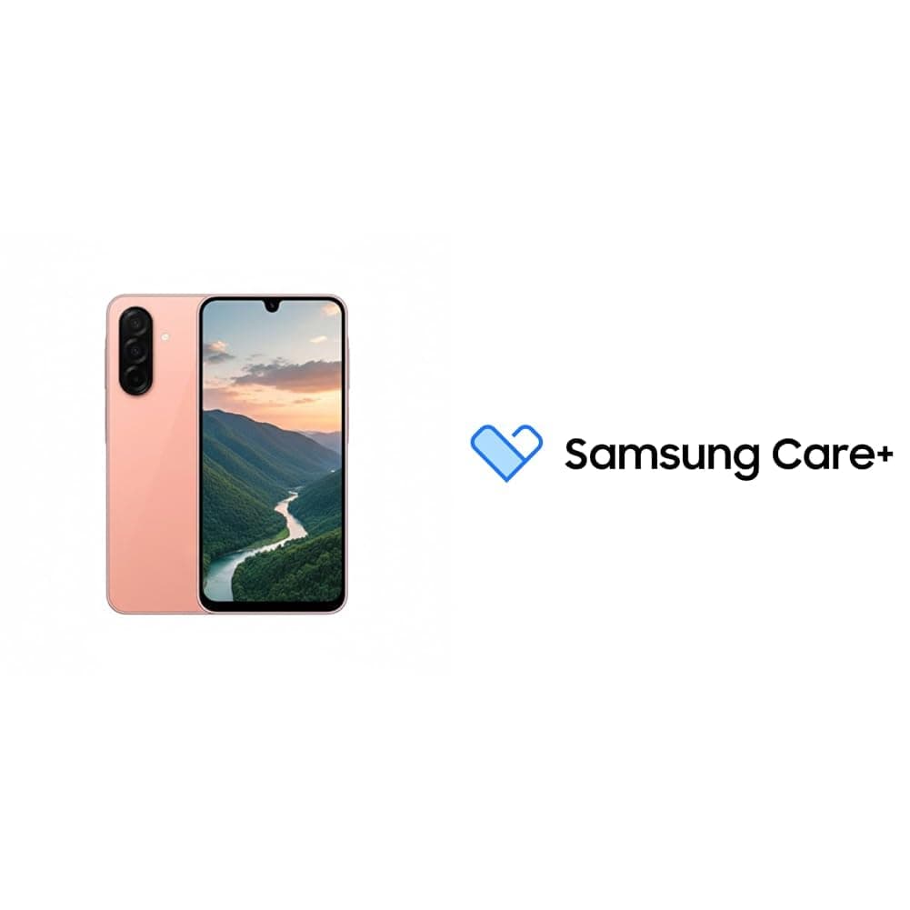 Samsung Galaxy A26 5G, Android Smartphone, 256GB Storage, 8GB RAM, Peach Pink, 50MP Camera,Long Battery Life (KSA Version) with Samsung Care+ 1Y Screen Damage for A2, A3 smartphones [Digital Code]