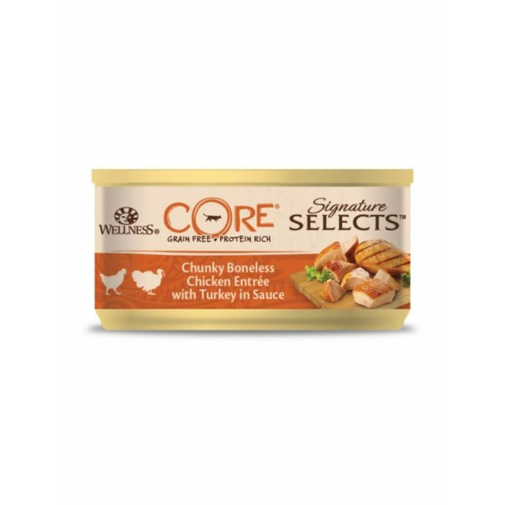 Wellness Core Cat Wet Food Chunky Chicken Turkey in Sauce 79g