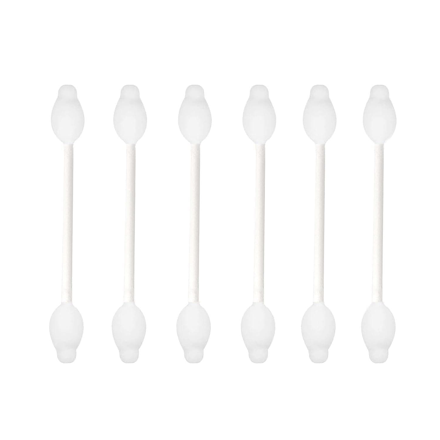 Yelajoy Kids Safety Cotton Swabs - Extra Wide Tips for Newborns & Infants, Gentle 110pcs Baby Cotton Buds, Pediatrician Recommended