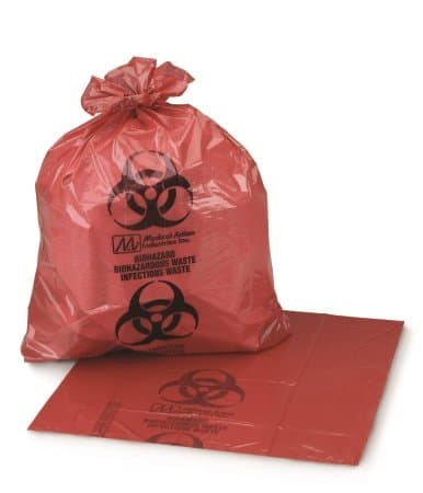 Infectious Waste Bag Medi-Pak - Item Number 03-5042BX - 11" x 14" - 50 Each / Box
