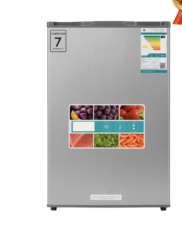 جنرال لاينز Single Door Refrigerator, 93 Litre, 3.1 Cubic Feet, 220 Volt, Silver GLR89D1D