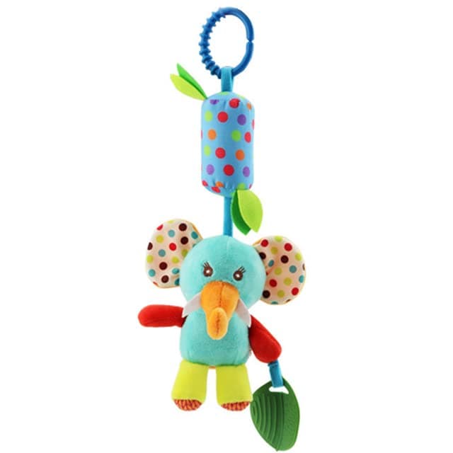 Тоу-PRO - Baby Hanging Rattles Тоуs White Black ѕtrо||еr Infants Сriв Тоуs Soft Plush саr ѕеаt with Wind Chimes Birthday Gift for Newborns (elephant 026)