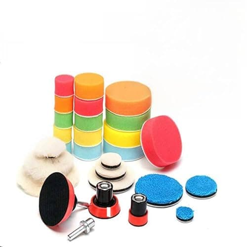 Mini Polishing Pads, Detailing Polishing Pads Car Detailing Kit Vehicle Buffing Pads Preserving Wax & Polishing Pads Paint Polishing Applicator (29Pcs)