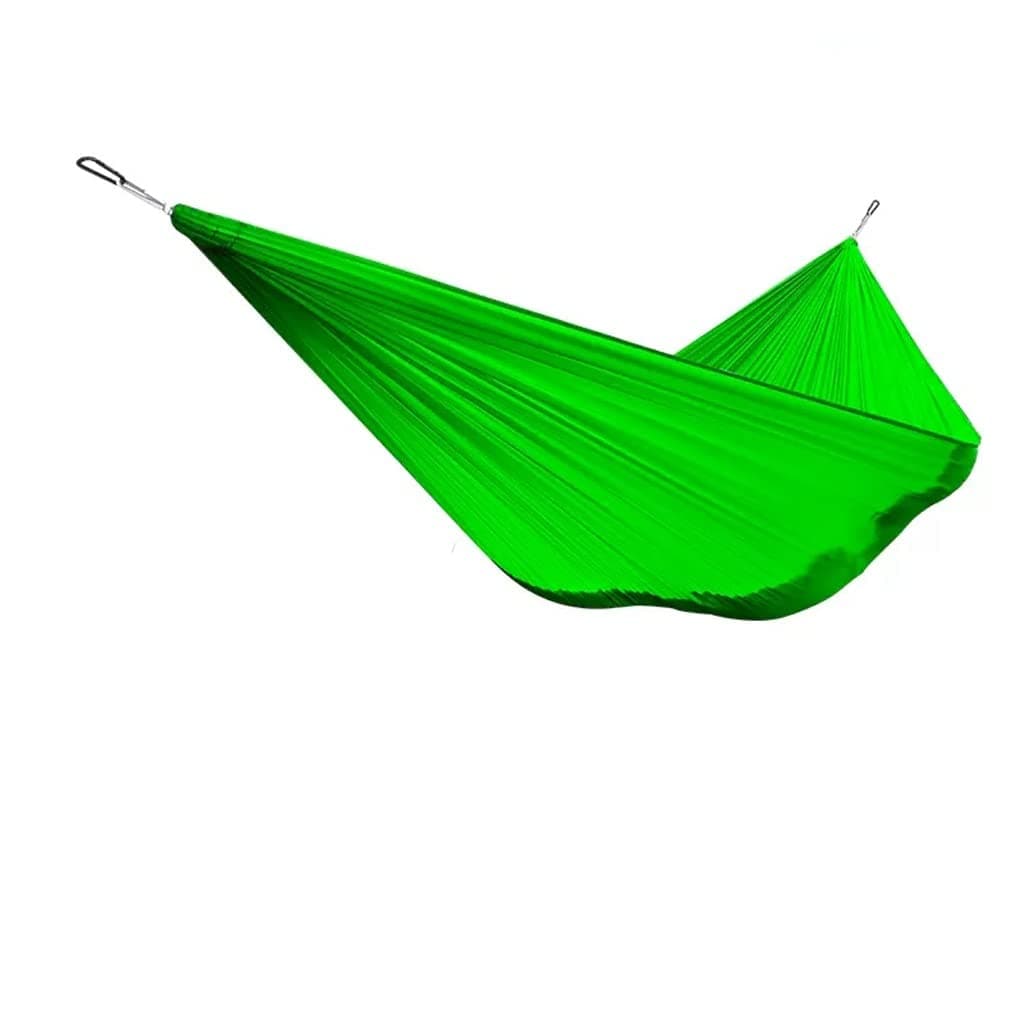 Outdoor Hammock Anti-rollover Travel Camping Portable Hammock Hanging Chair Outdoor Portable Camping Travel Equipment (Color : Green, Size : 260 * 140cm)