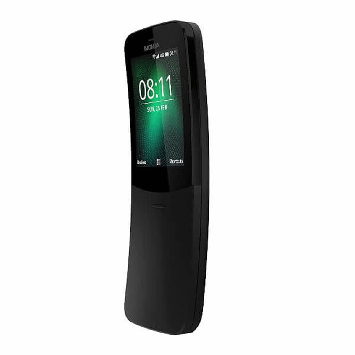 Nokia 8110 Dual Sim 4Gb Ta 1048 Factory Unlocked 4G Smartphone (Black)