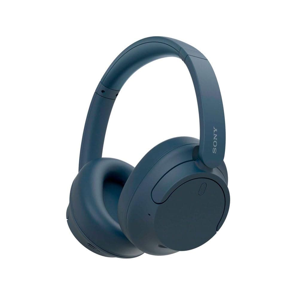Sony WH-CH720N Noise Cancelling Wireless Bluetooth Headphones - Up to 35 hours battery life and Quick Charge - Blue (Renewed)