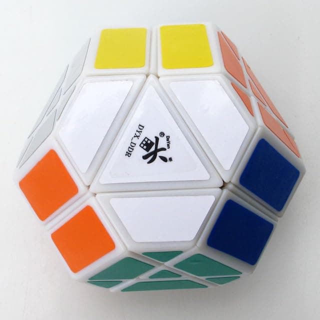 SA-LUX - Dayan 5 axis 3 rank cube Extreme Eleven 7 11 Tangram master collection Gem cubo magico Educational%Тоуss (GEM 5 white)
