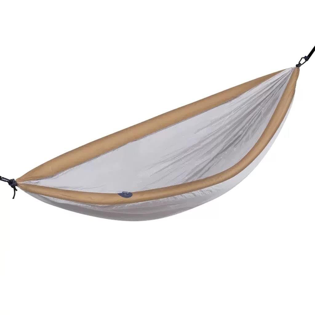 Outdoor Hammock Anti-rollover Travel Camping Portable Hammock Hanging Chair Outdoor Portable Camping Travel Equipment (Color : Braun, Size : 270 * 140cm)