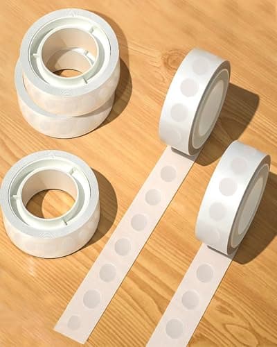 5 Pcs Double-Sided Dots Stickers, Removable Adhesive Dots for Balloons, Festival, Birthday Party Decorations, Wedding Decoration Tape