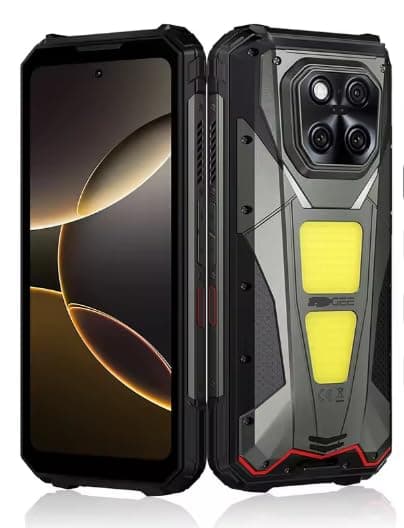 V Max Play Set Projector Rugged Phone 36GB+512GB 20500mAh 200MP Smartphon 5G 6.78" Display Dual Camping Lights Android 15 NFC