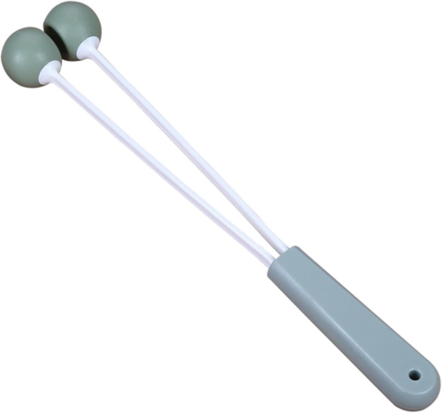Tazweeq Handheld Massage Hammer, Double Ball Design for Muscle Relief, Neck, Back, Shoulder & Legs - Ergonomic, Green