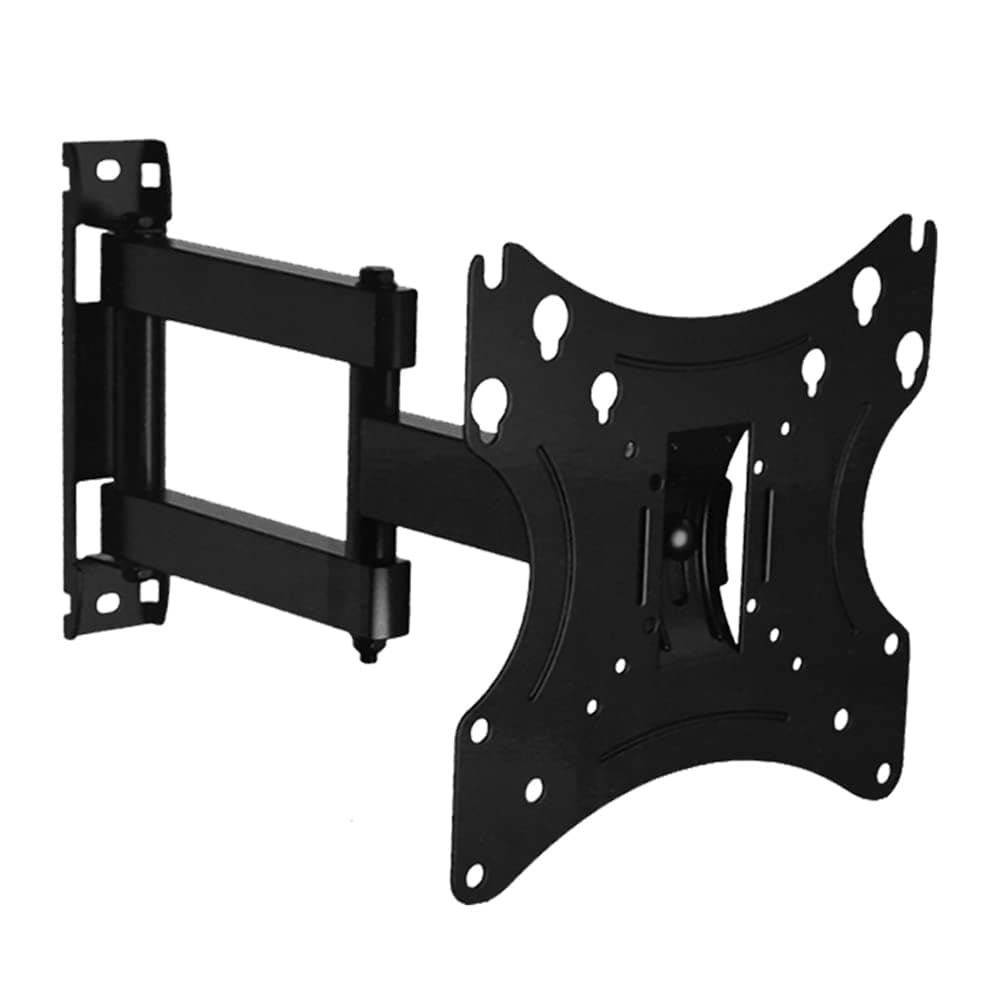 فيجيستار حامل تلفزيون يثبت على الحائط قابل للامالة والدوران لتلفزيونات LED وLCD وبلازما مقاس 17 الى 37 بوصة - سعة تحميل تصل الى 10 كجم (22 باوند) وذراع قابل للتمدد حتى 367 ملم