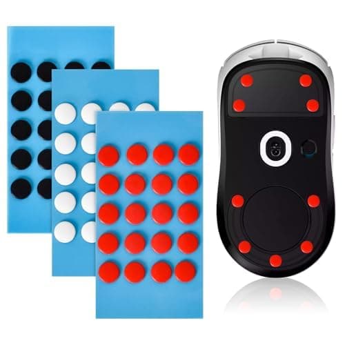 60 Pcs Mouse Skates, Premium Universal Replacement Feet for Gaming Mice, Ultra-Fast Smooth Glide, Enhanced Precision and Control, Durable 6mm Mouse Pads Accessories for All Mice