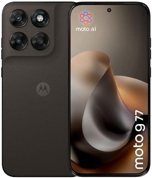 Motorola Moto G77 Dual-SIM 128GB ROM + 8GB RAM (GSM Only | No CDMA) Factory Unlocked 5G Smartphone (Pantone Black Olive) - International Version
