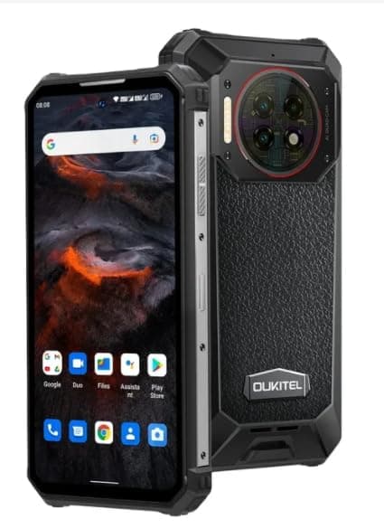 Oukite WP19 Pro Rugged Phone 8GB+256GB 6.8inch FHD+ 64MP Camera 22000mAh MediaTek Helio G99 120Hz NFC 4G Mobile Phone