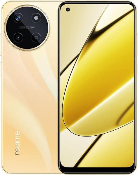 Realme 11 Dual-SIM 128GB ROM + 8GB RAM (GSM Only | No CDMA) Factory Unlocked 4G/LTE Smartphone (Glory Gold) - International Version