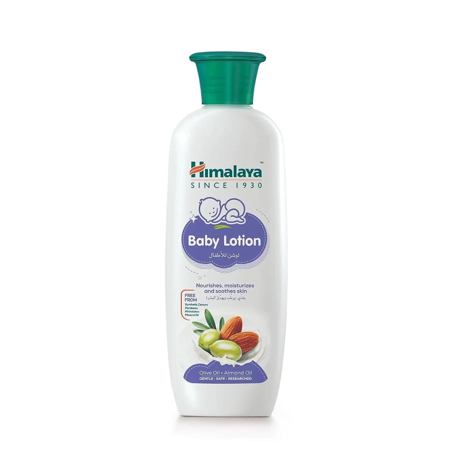 Himalaya Baby Lotion, 200ml – Gentle & Moisturizing Care for Baby’s Delicate Skin | With Olive Oil & Almond Oil | pH Balanced, Mild Fragrance | Free from Alcohol, Parabens & Sulphates