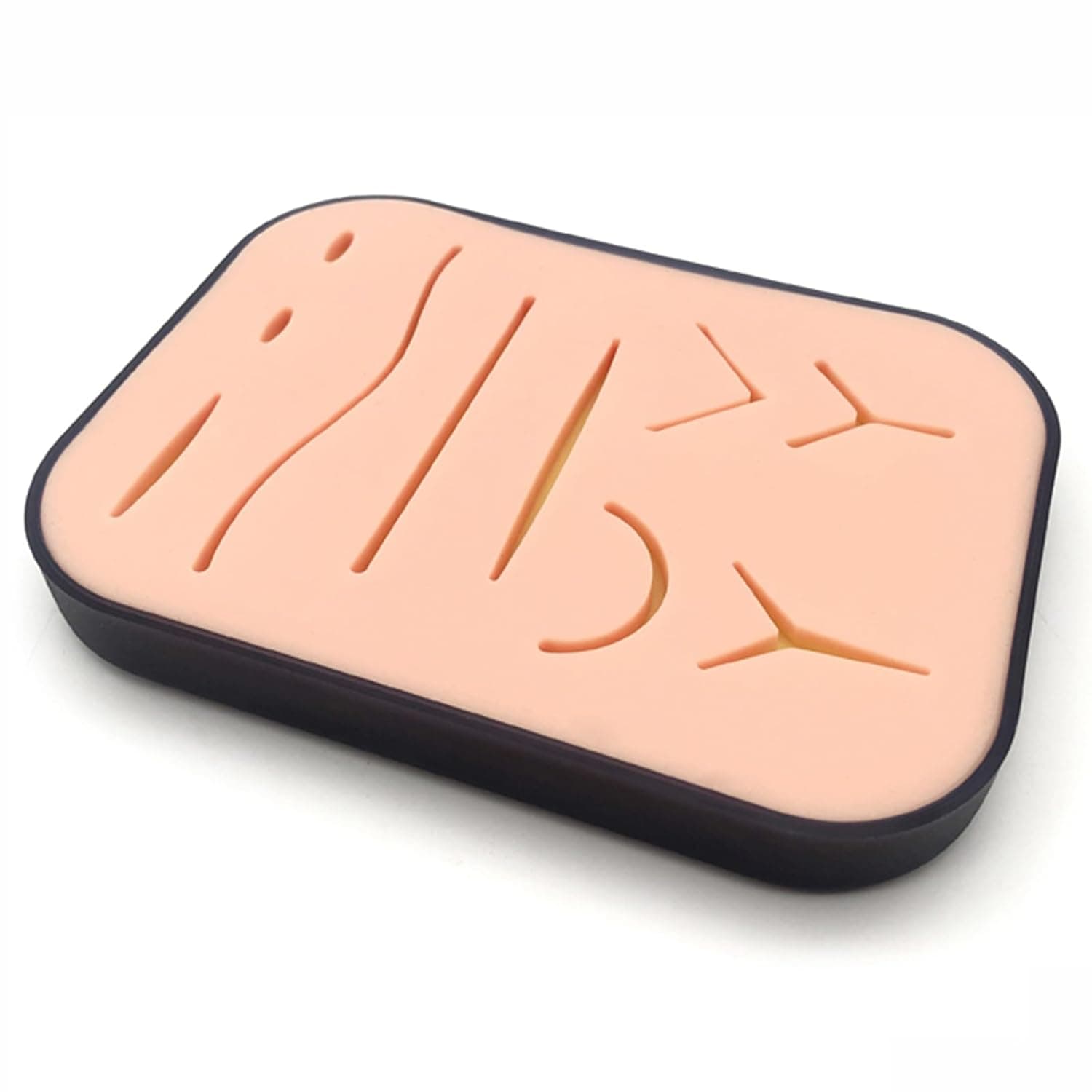 upgraded suture pad has 3 layers of silicone and 10 wounds, comes with a box, hard to tear, break or tear. gifts for medical students, pads