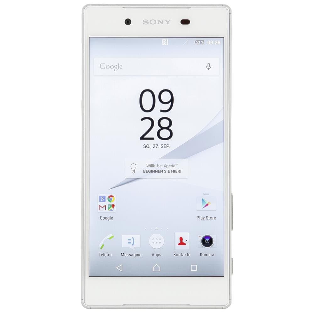Sony Xperia Z5 SINGLE-SIM 32GB ROM + 3GB RAM (GSM Only|No CDMA) Factory Unlocked 4G/LTE Smartphone (White) - International Version