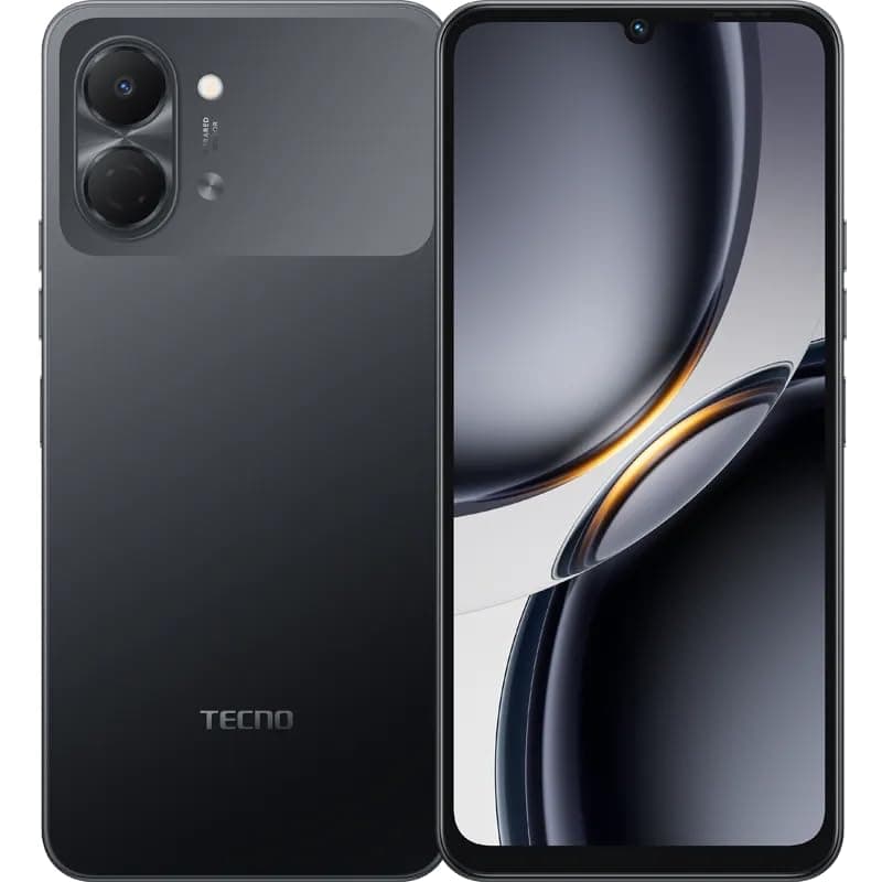 تكنو سبارك جو 3 4+4GB RAM 128 بطارية 5000mAH 4G حبر اسود