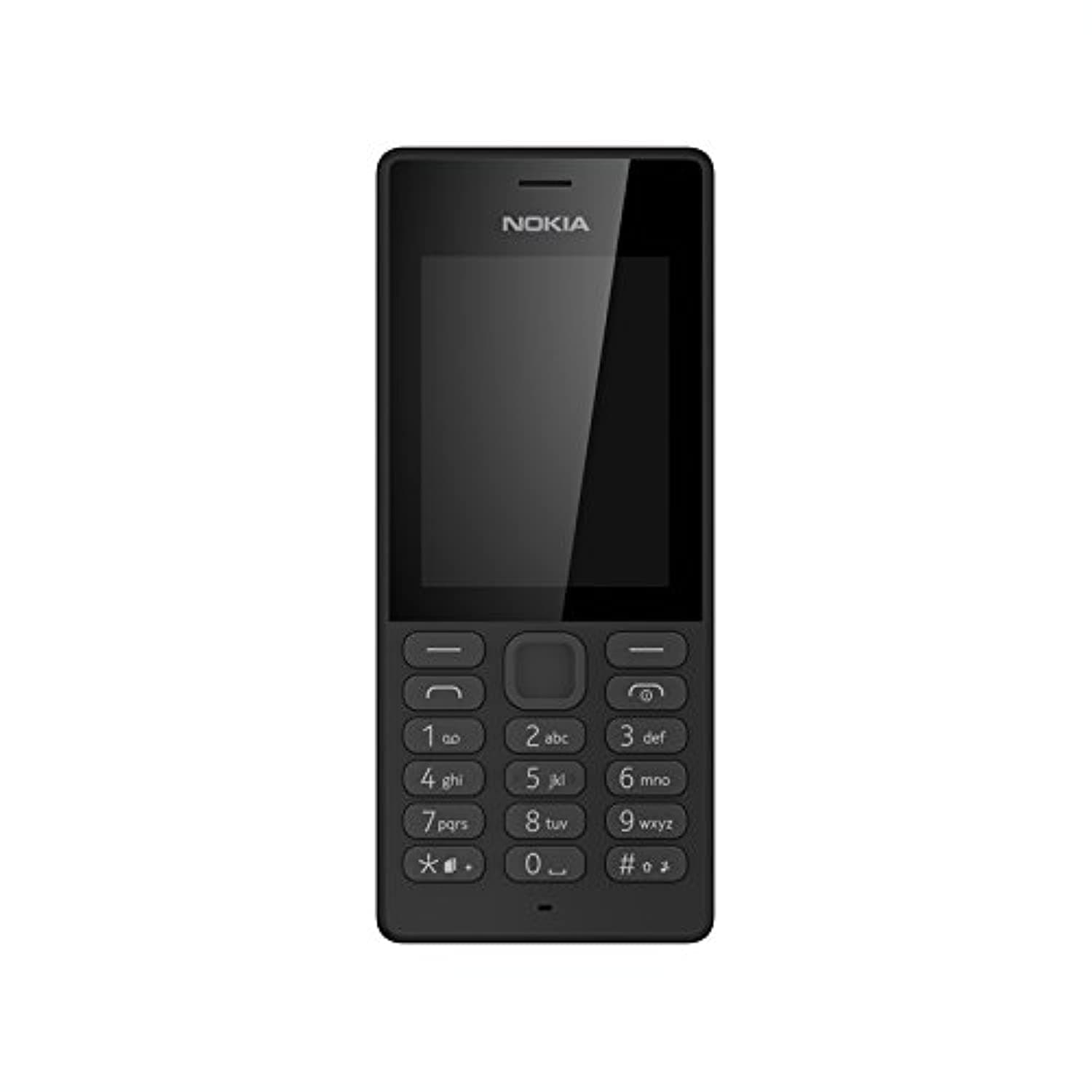 Nokia 150 Single-SIM (GSM Only | No CDMA) Factory Unlocked 2G/LTE Cell Phone (Black) - International Version