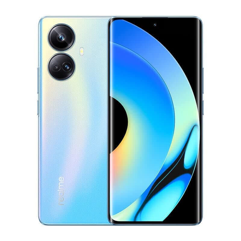 Realme 10 Pro+ RMX3686 Dual-SIM 128GB ROM + 8GB RAM (Only GSM | No CDMA) Factory Unlocked 5G Smartphone (Nebula Blue) - International Version