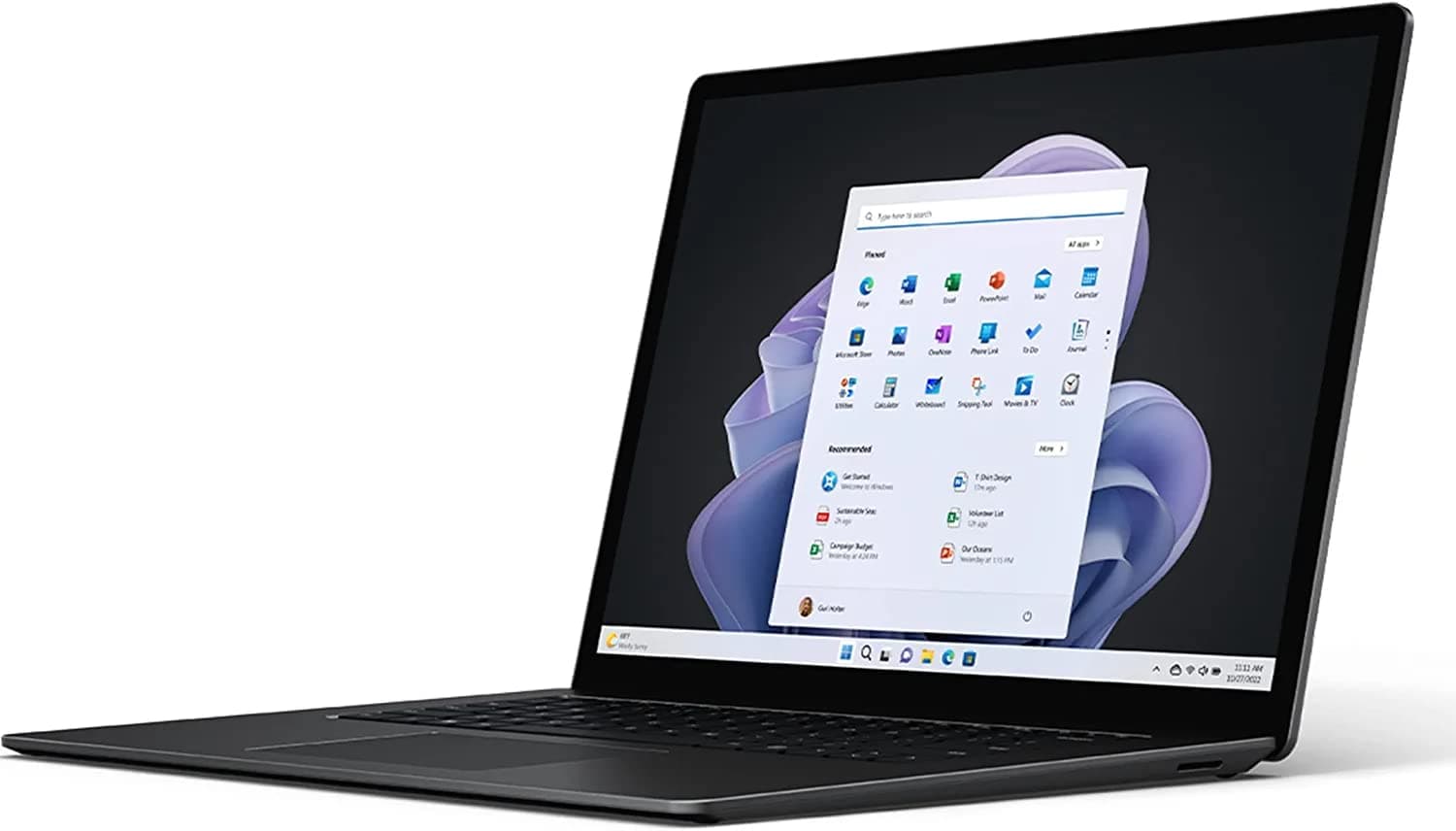 Microsoft Surface Laptop 5 with 15" PixelSense Display 12th Gen Intel® Core™ i7-1255U Processor Intel® Iris® Xe Graphics eligible - 16GB RAM 512GB SSD - Windows 11 Home - Black