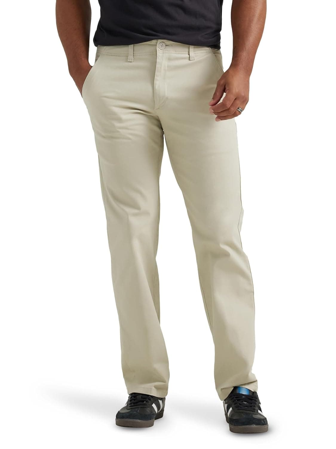 Lee mens Performance Series Extreme Comfort Khaki Pant Straight Fit Pant