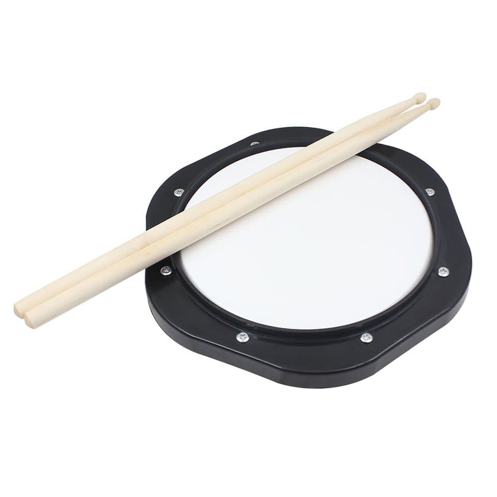 Drum Pad Set, Lightweight Drum Pad, 10 Inch for Drum Learning Musical Instruments Family Entertainment Musical Drum Practicing