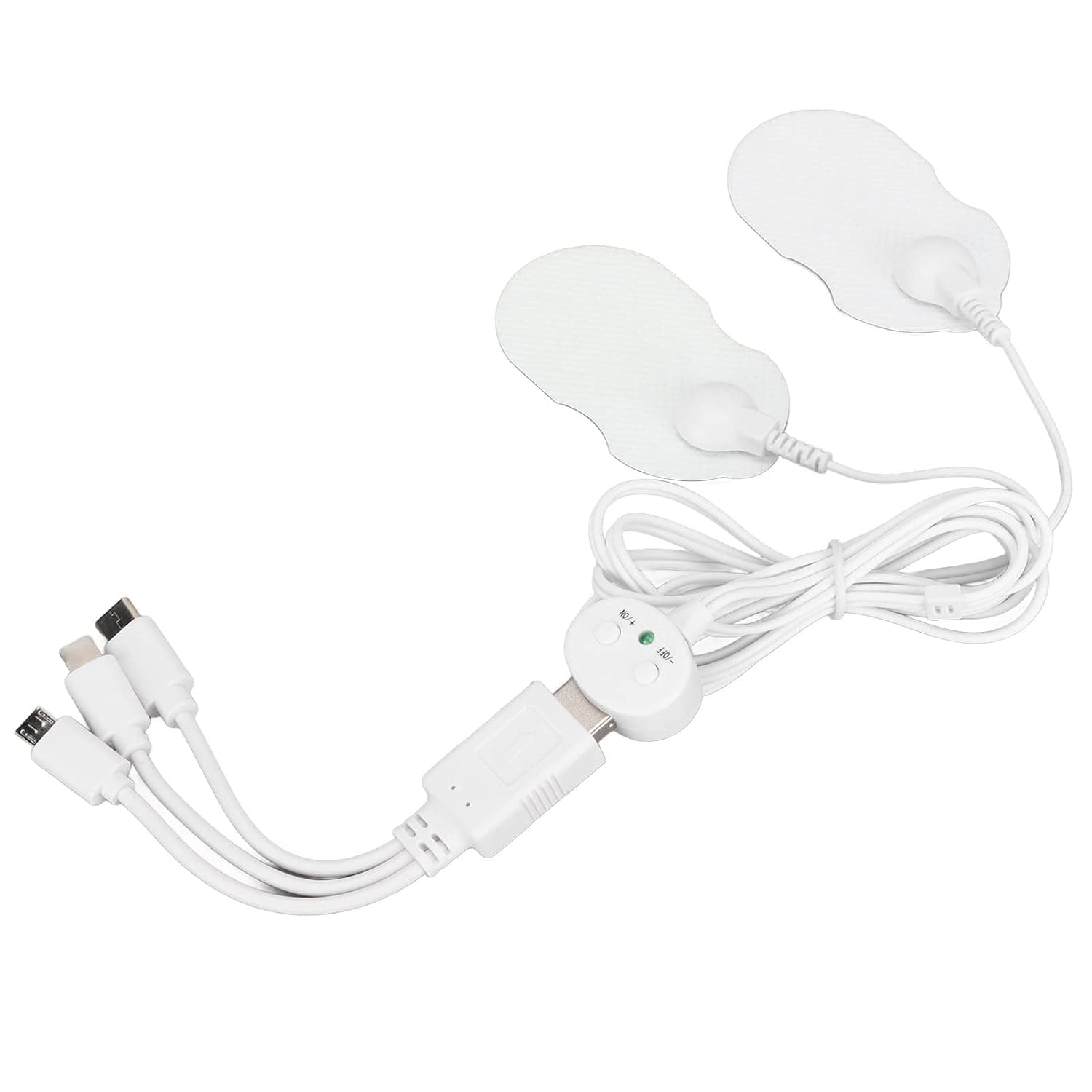 Muscle Stimulator Electronic Pulse Massager Mini USB Rechargeable Body Massage Device for Home Office Adults Body Relaxation, 6 Intensity Adjustable