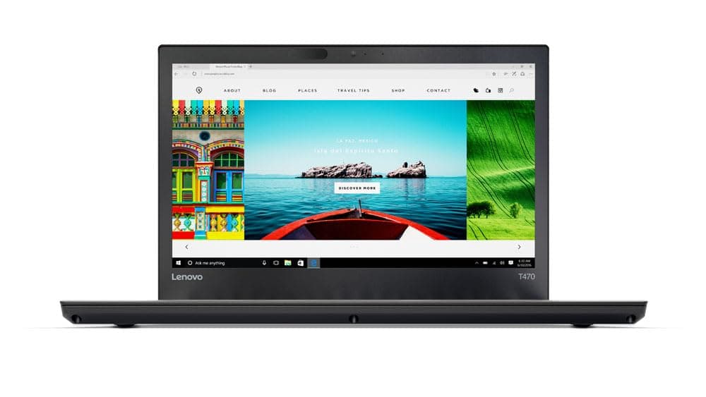 Lenovo ThinkPad T470 | 1920x1080 Full HD | Intel Core i5-6300U | Windows 11 Pro | Norton Antivirus | Notebook Laptop Business (Refurbished) (128GB - 8GB RAM) (Renewed)