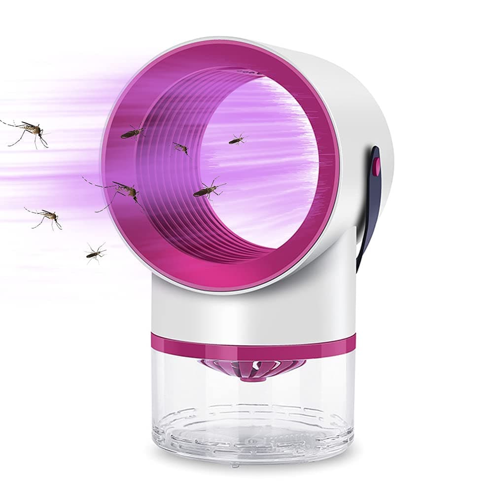 HELEMIY Electric Indoor Mosquito Trap Insect Mosquito USB UV Lamp Bug Catch No Noise No Radiation Insect Flies Trap Lamp No Zapper