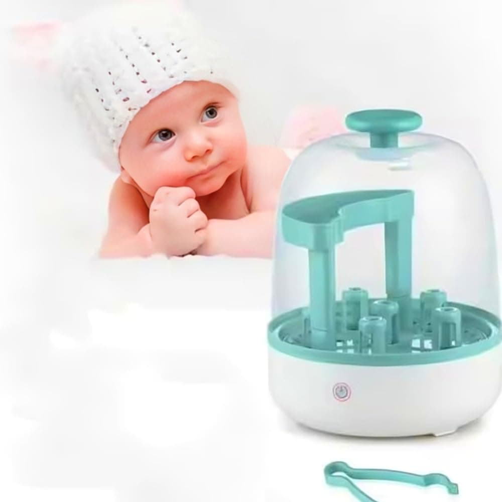 Relax Smart 6-in-1 Baby Bottle Steam Sterilizer – Fast, Powerful & Hygienic Steam Cleaning for Bottles, Pacifiers & Accessories