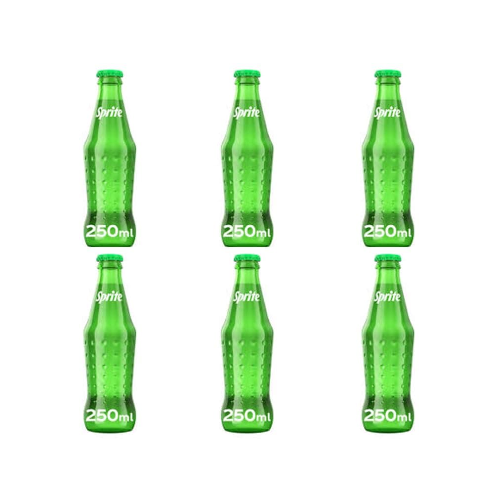 Sprite Soft Drink, Cans, 250 ml × 6