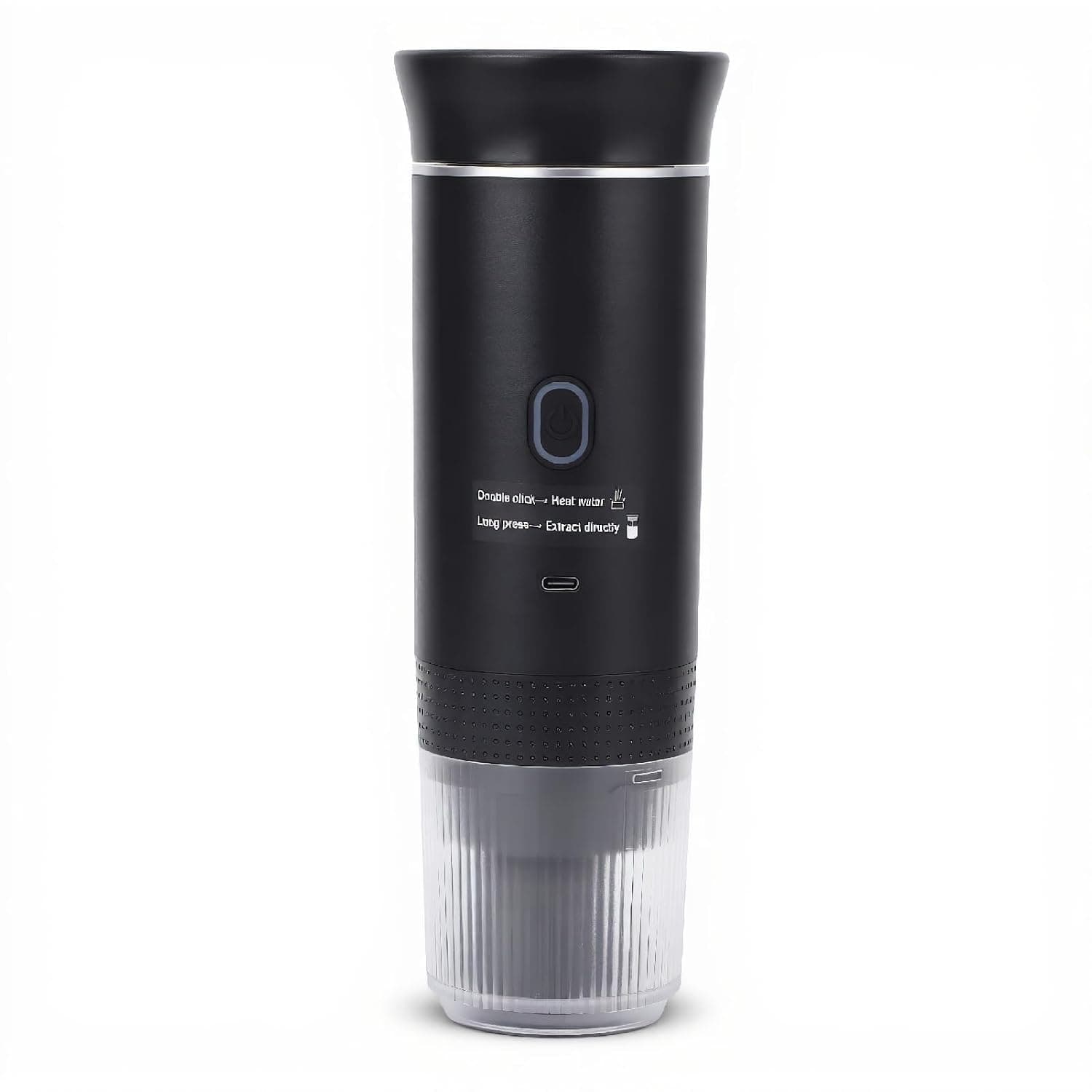 Jiawu Portable Electric Espresso Machine, Self Heating, Portable Electric Coffee Machine 15 Bar Rechargeable Mini Coffee Maker, Cordless Heating Car Coffee Maker for Travel Camping Home