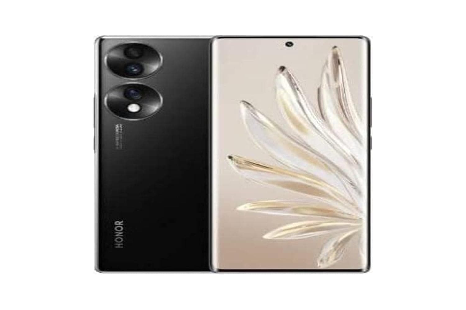 Honor 70 DUAL-SIM 256GB ROM + 8GB RAM (GSM | CDMA) Factory Unlocked 5G Smartphone (Midnight Black) - International Version