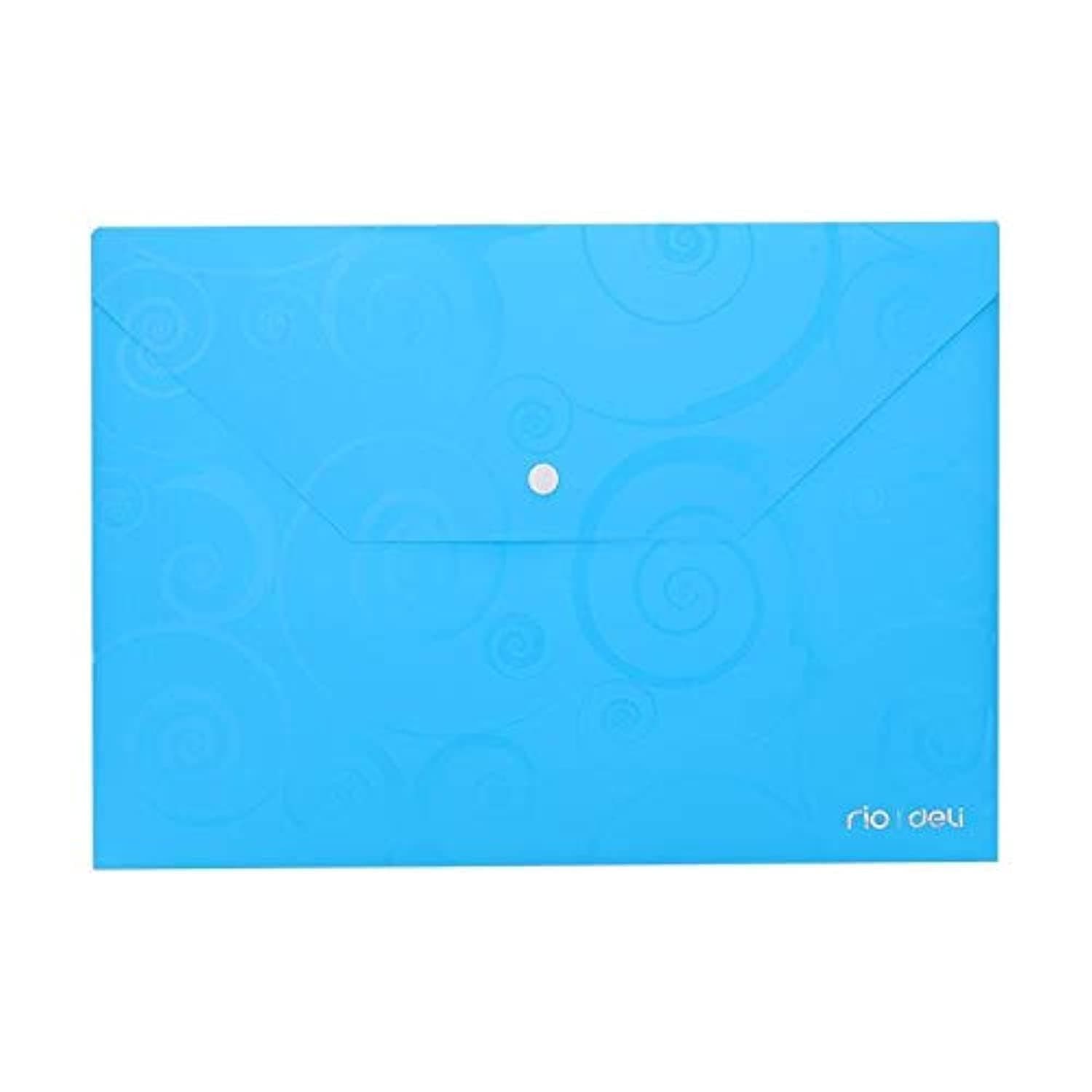 DELI 39640 RIO FILE BAG A4 BLUE (SINGLE)