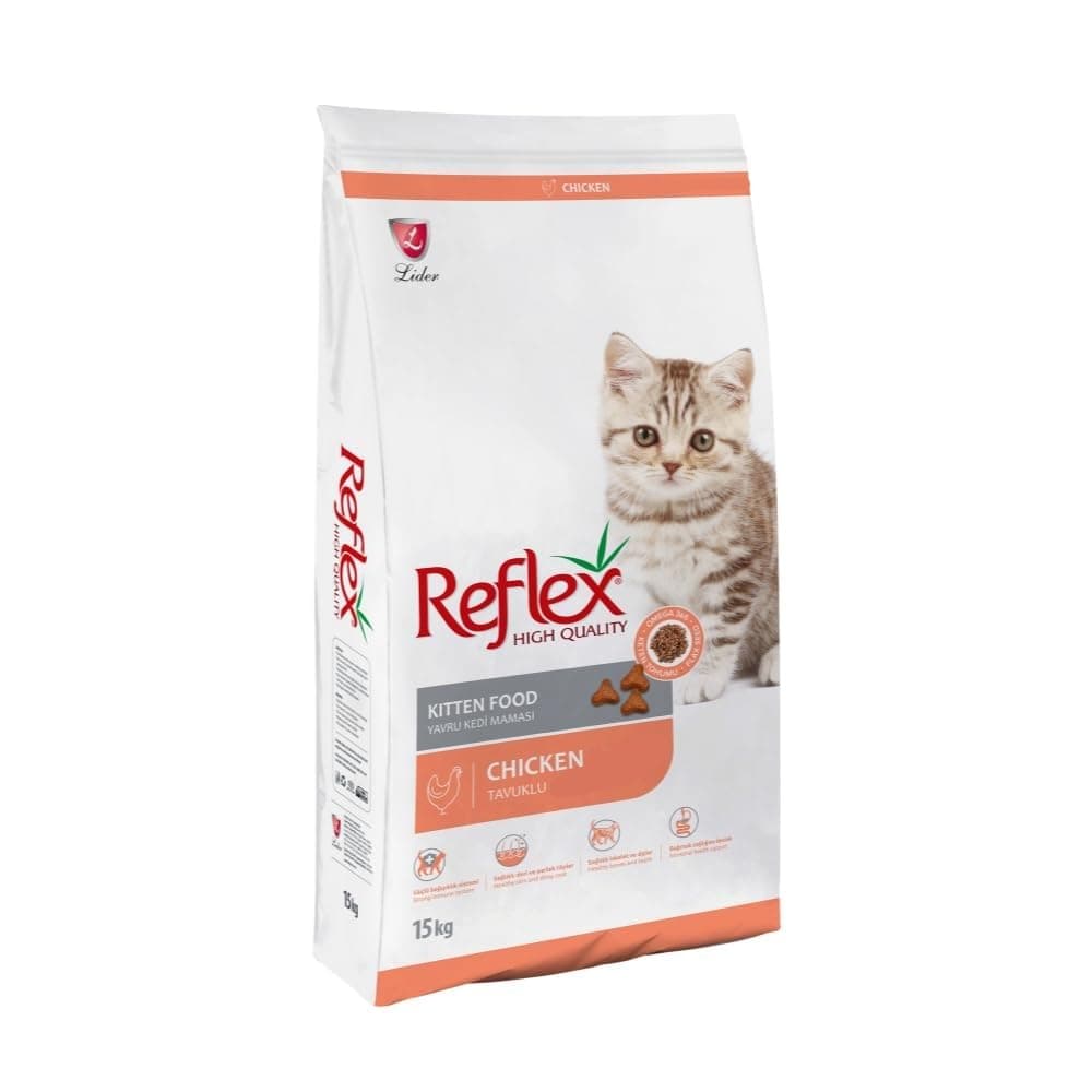 REFLEX KITTEN FOOD CHICKEN AND RICE 15KG