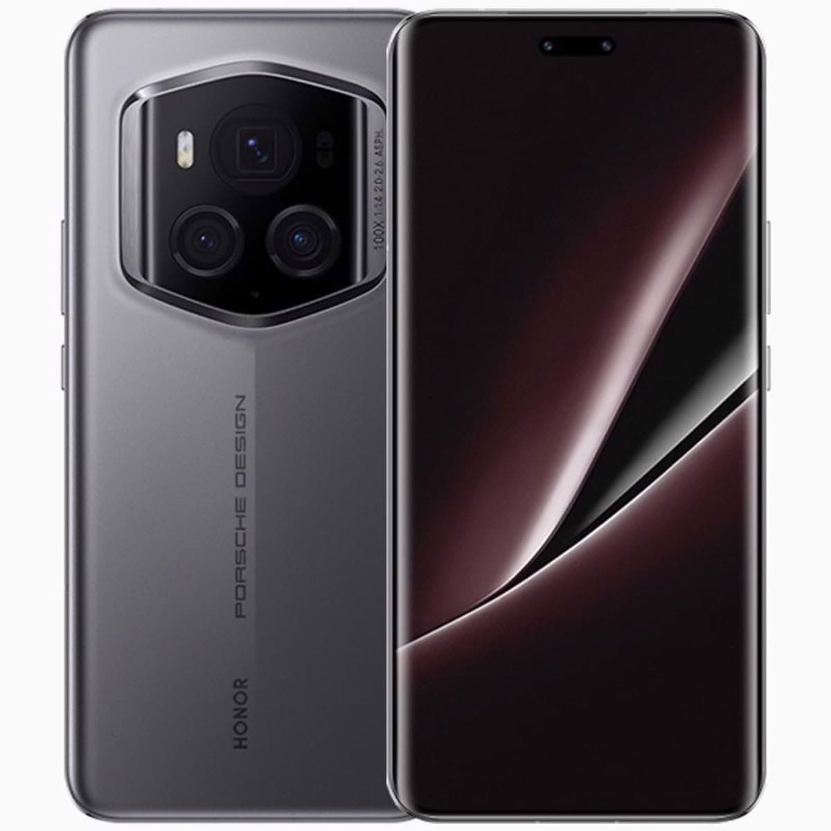 Honor Magic6 RSR Porsche Design DUAL SIM 1TB ROM + 24GB RAM (GSM Only | No CDMA) Factory Unlocked 5G Smartphone (Agate Grey) - International Version