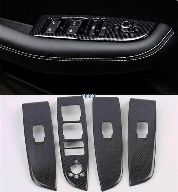 For Changan CS85 2019+ Car Window gear box control Panel trims Interior Accessories Moulding Carbon fibre Boot switch air outlet (7)